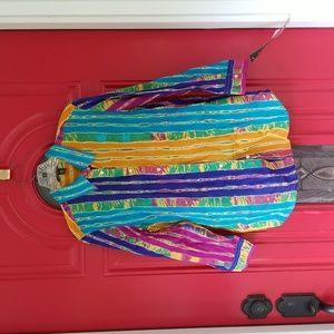 NWT Vibrant Lauren Ralph Lauren Blouse, size large